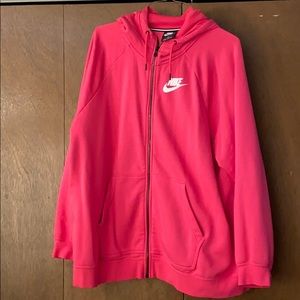 Women’s 3X Nike Pink Hooded Jacket